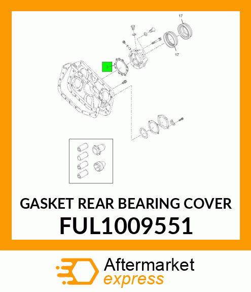 GASKET REAR BEARING COVER FUL1009551