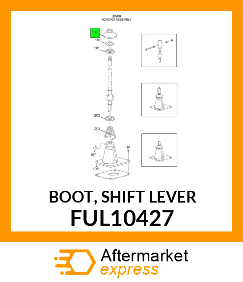 BOOT, SHIFT LEVER FUL10427