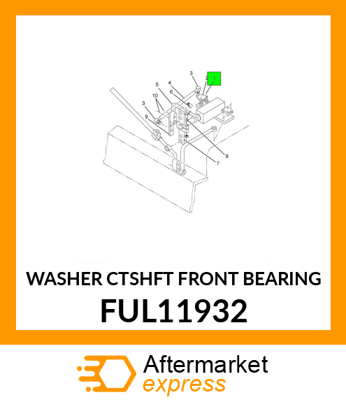 WASHER CTSHFT FRONT BEARING FUL11932