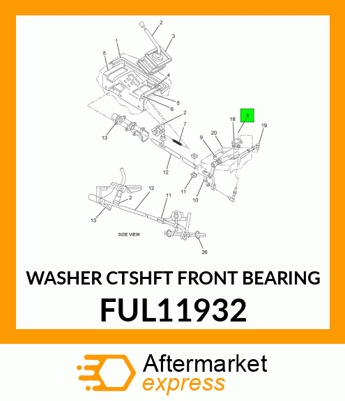 WASHER CTSHFT FRONT BEARING FUL11932