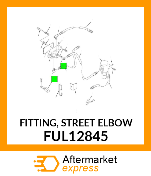 FITTING, STREET ELBOW FUL12845