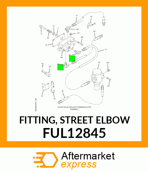 FITTING, STREET ELBOW FUL12845