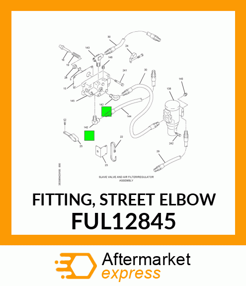 FITTING, STREET ELBOW FUL12845