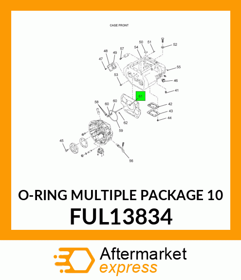 O-RING MULTIPLE PACKAGE 10 FUL13834