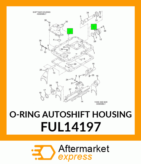 O-RING AUTOSHIFT HOUSING FUL14197