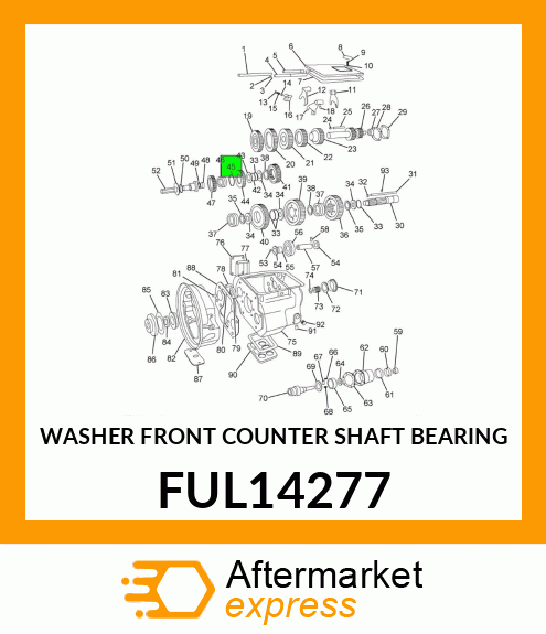 WASHER FRONT COUNTER SHAFT BEARING FUL14277