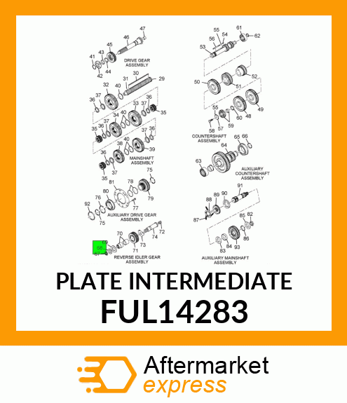 PLATE INTERMEDIATE FUL14283