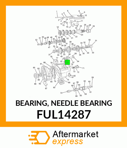 BEARING, NEEDLE BEARING FUL14287