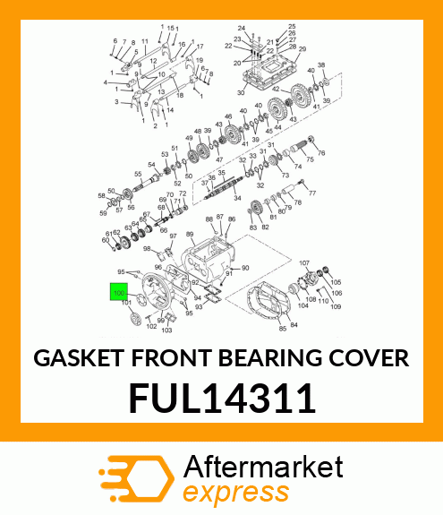 GASKET FRONT BEARING COVER FUL14311