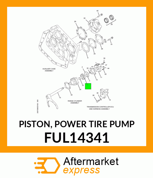 PISTON, POWER TIRE PUMP FUL14341