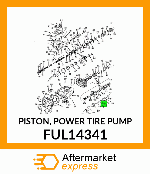 PISTON, POWER TIRE PUMP FUL14341