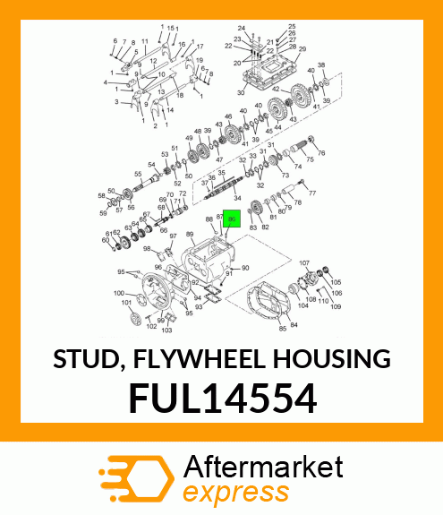 STUD, FLYWHEEL HOUSING FUL14554