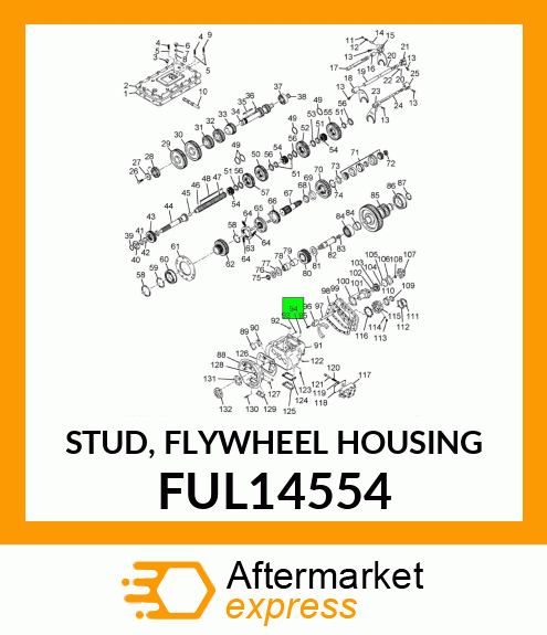 STUD, FLYWHEEL HOUSING FUL14554