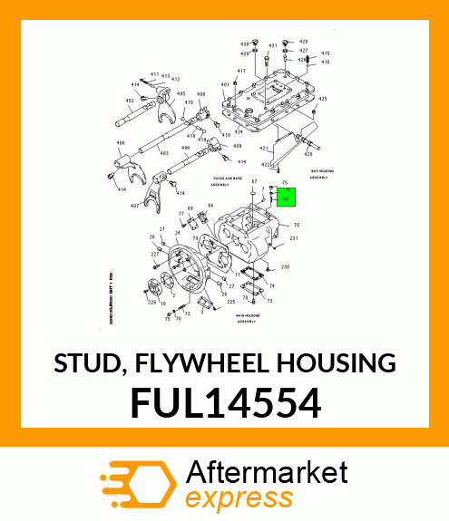 STUD, FLYWHEEL HOUSING FUL14554