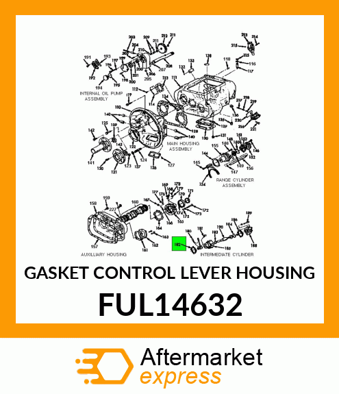 GASKET CONTROL LEVER HOUSING FUL14632