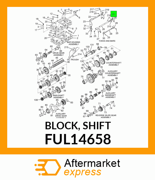 BLOCK, SHIFT FUL14658