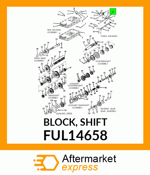 BLOCK, SHIFT FUL14658