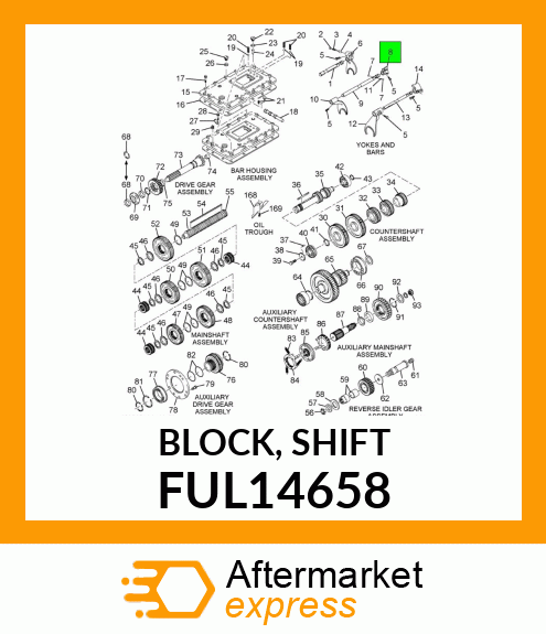 BLOCK, SHIFT FUL14658