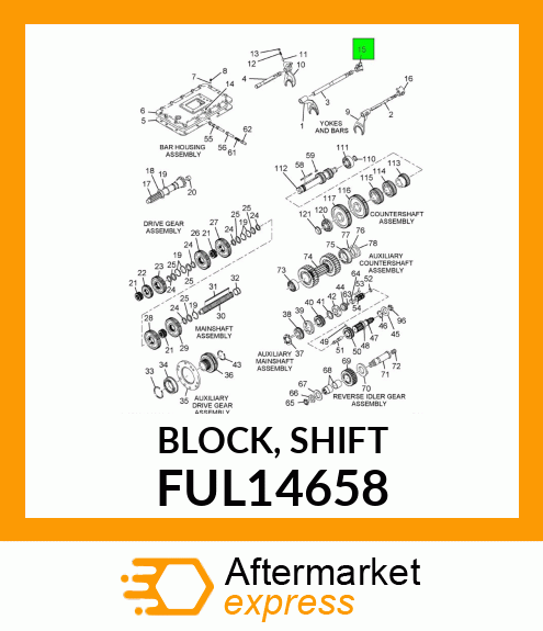 BLOCK, SHIFT FUL14658