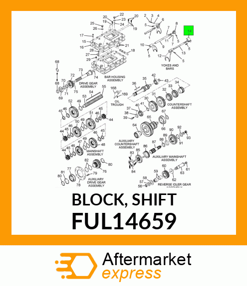 BLOCK, SHIFT FUL14659