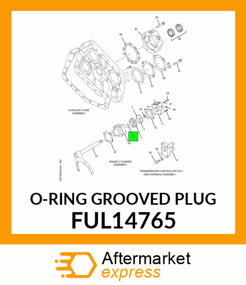 O-RING GROOVED PLUG FUL14765