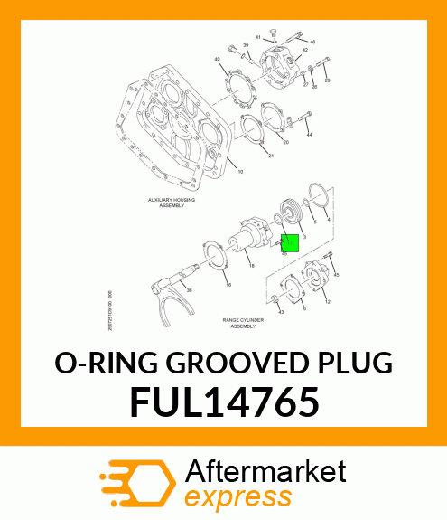 O-RING GROOVED PLUG FUL14765