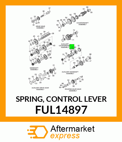 SPRING, CONTROL LEVER FUL14897