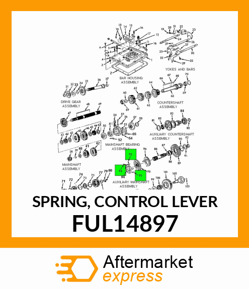 SPRING, CONTROL LEVER FUL14897