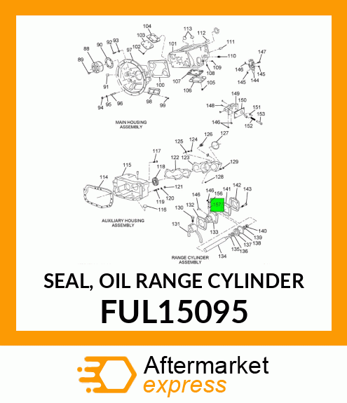 SEAL, OIL RANGE CYLINDER FUL15095