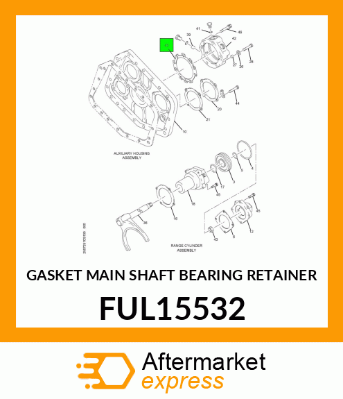 GASKET MAIN SHAFT BEARING RETAINER FUL15532