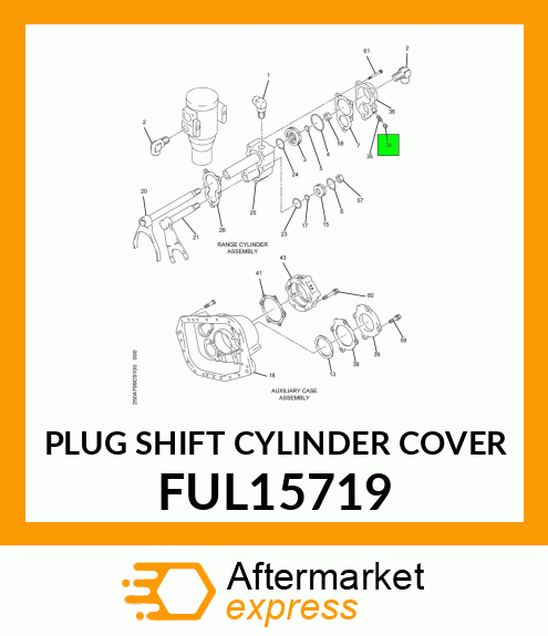 PLUG SHIFT CYLINDER COVER FUL15719