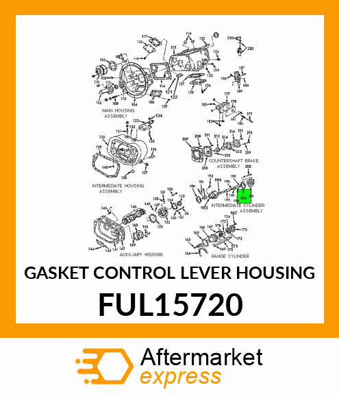 GASKET CONTROL LEVER HOUSING FUL15720