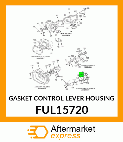 GASKET CONTROL LEVER HOUSING FUL15720