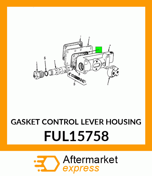 GASKET CONTROL LEVER HOUSING FUL15758