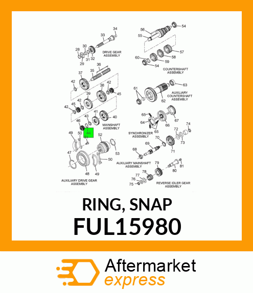 RING, SNAP FUL15980