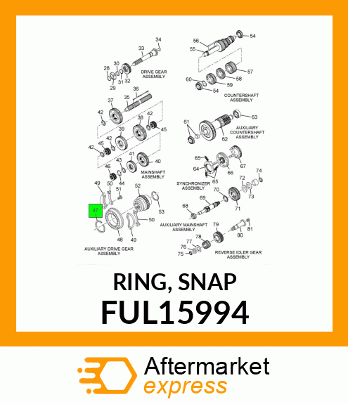 RING, SNAP FUL15994