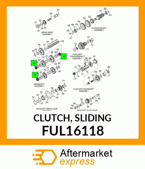 CLUTCH, SLIDING FUL16118