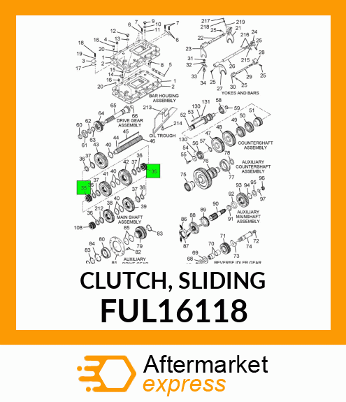 CLUTCH, SLIDING FUL16118