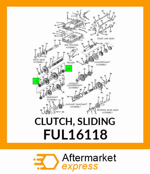 CLUTCH, SLIDING FUL16118