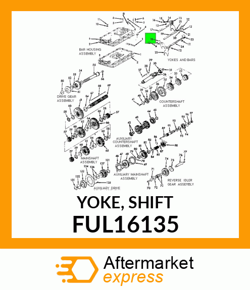 YOKE, SHIFT FUL16135