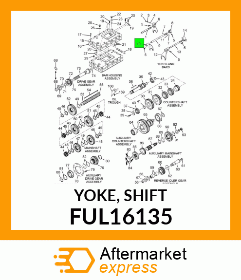 YOKE, SHIFT FUL16135