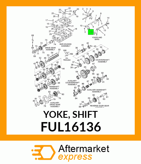 YOKE, SHIFT FUL16136