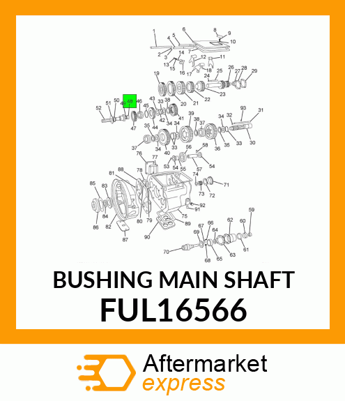 BUSHING MAIN SHAFT FUL16566