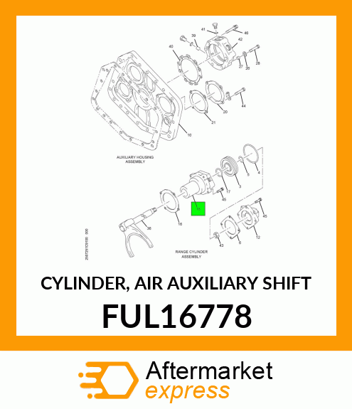 CYLINDER, AIR AUXILIARY SHIFT FUL16778