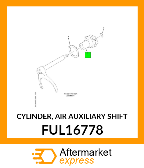 CYLINDER, AIR AUXILIARY SHIFT FUL16778