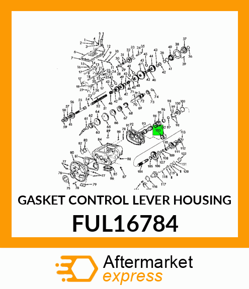 GASKET CONTROL LEVER HOUSING FUL16784