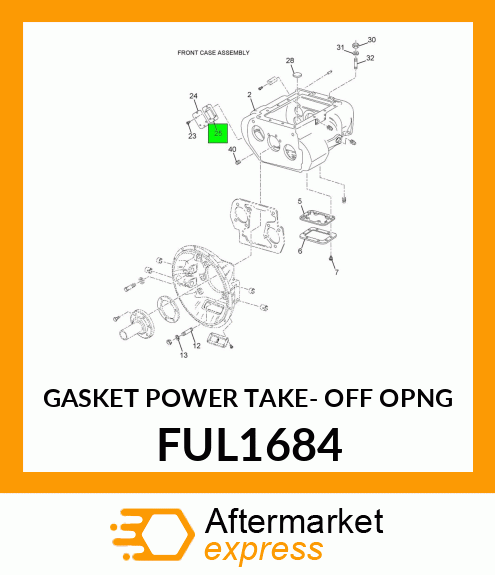 GASKET POWER TAKE- OFF OPNG FUL1684