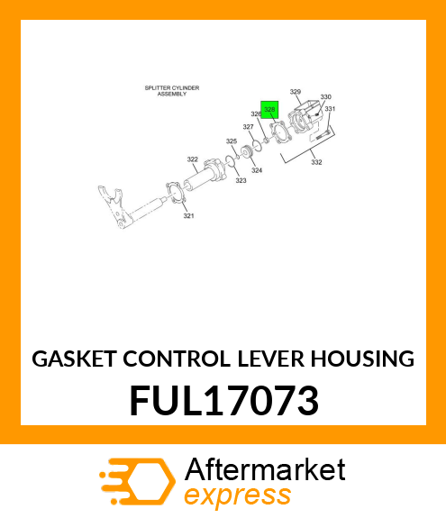 GASKET CONTROL LEVER HOUSING FUL17073