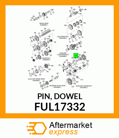 PIN, DOWEL FUL17332