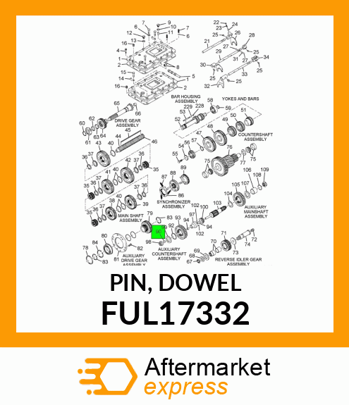 PIN, DOWEL FUL17332